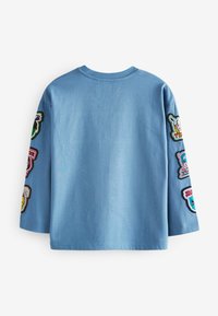 Next Langarmshirt - mid blue