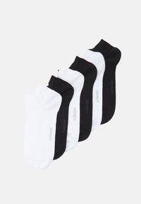 ESSENTIAL STEPS SOLID UNISEX 6 PACK - Čarape - black/white