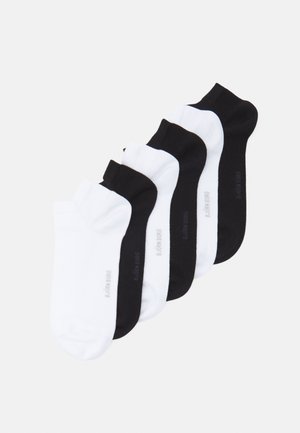 ESSENTIAL STEPS SOLID 6 PACK - Chaussettes - black/white