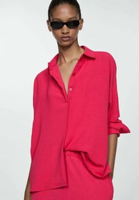 Mango Button-down blouse - light pink