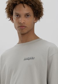 LOW LIGHTS STUDIOS® SANDED LOGO - Apdrukāts T-krekls - light grey