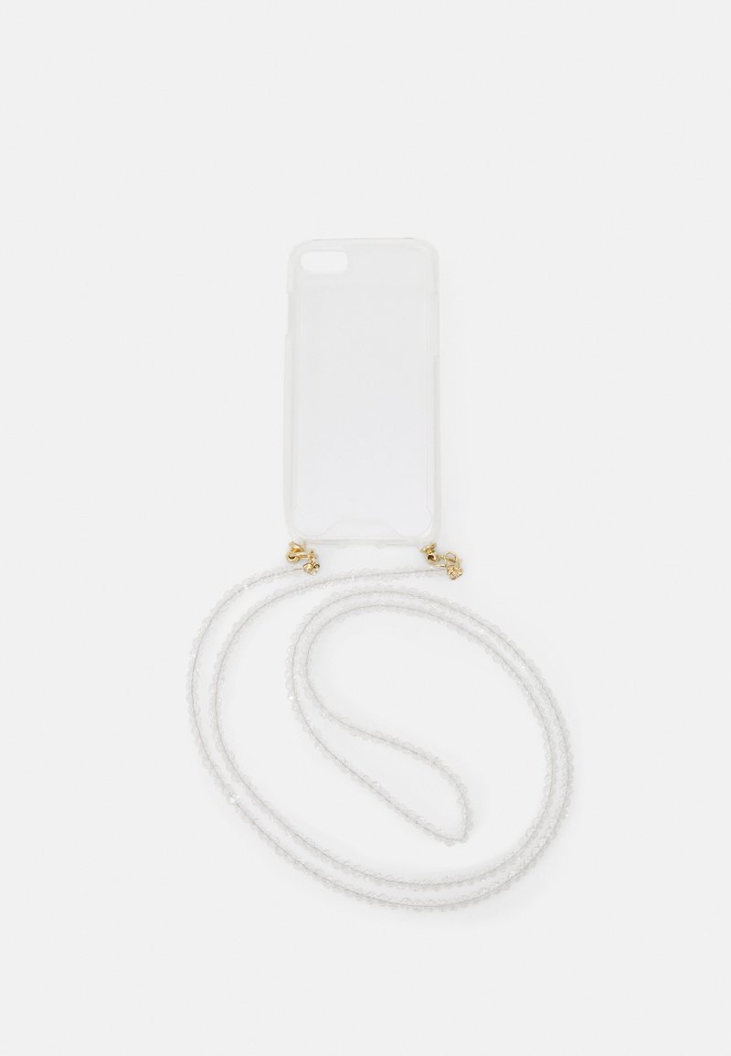 Urban Classics PHONECASE WITH NECKLACE IPHONE 6/7/8 UNISEX - Maska za mobitele - tranparent
