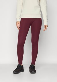 Champion TRAINING SOFT TOUCH LEGGINGS - Tights - bordeaux