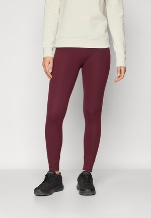 Champion TRAINING SOFT TOUCH LEGGINGS - Tajice - bordeaux