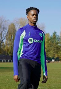 Nike Performance FC BARCELONA NIKE DF STRIKE DRILL TOP THIRD PRE-MATCH - Klub merchandise - old royal old royal lime blast lime blast