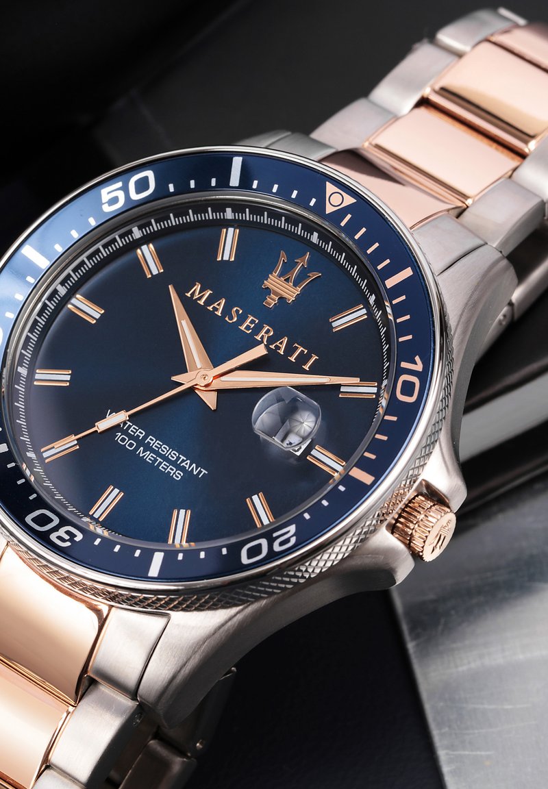 Maserati QUARZ SFIDA 44MM - Uhr - edelstahl/grau - Zalando.de