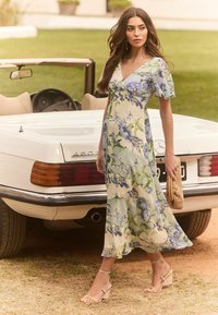 Lipsy FLUTTER SLEEVE - Rochie de zi - blue