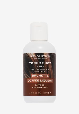 REVOLUTION HAIRCARE TONER SHOT BRUNETTE COFFEE LIQUER - Hair treatment - -