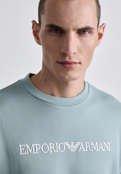 Emporio Armani FELPA - Felpa - light blue