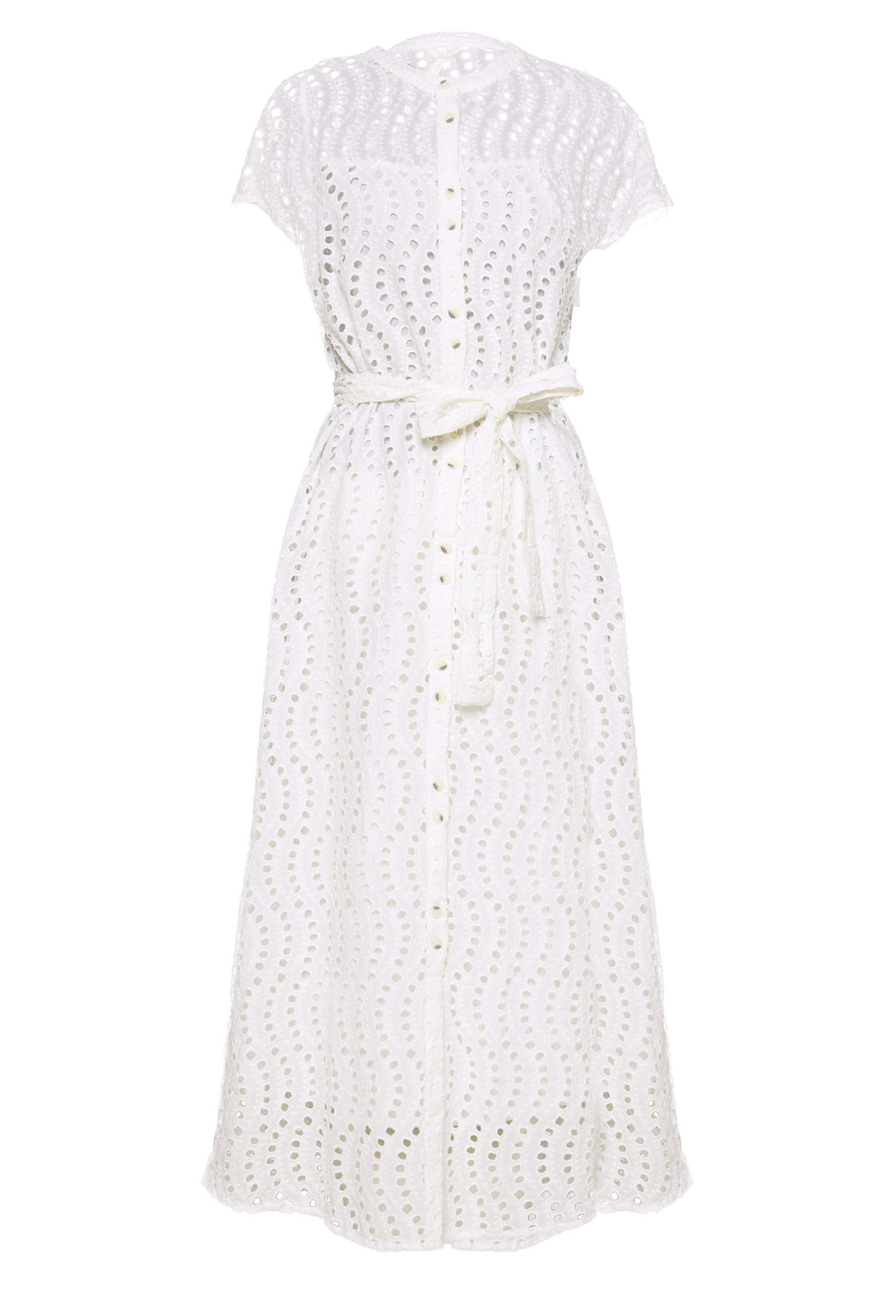 Object OBJTARGO LONG DRESS Skjortklänning gardenia Object OBJLARA LONG DRESS FAIR Vardagsklänning gardenia