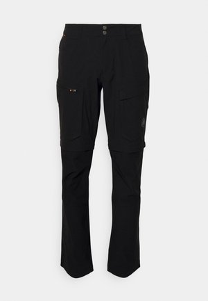 Mammut ZINAL HYBRID ZIP OFF PANTS - Broek - black