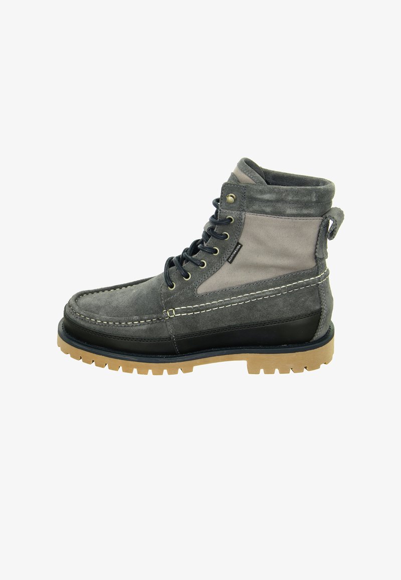 Scotch & Soda AVION - Lace-up ankle boots - grey