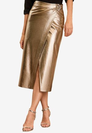 Love & Roses REGULAR FIT - Kietaisuhame - gold coloured