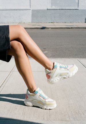 Buffalo, SNEAKER CLD ECHO - Tenisky - yellow lime petrol