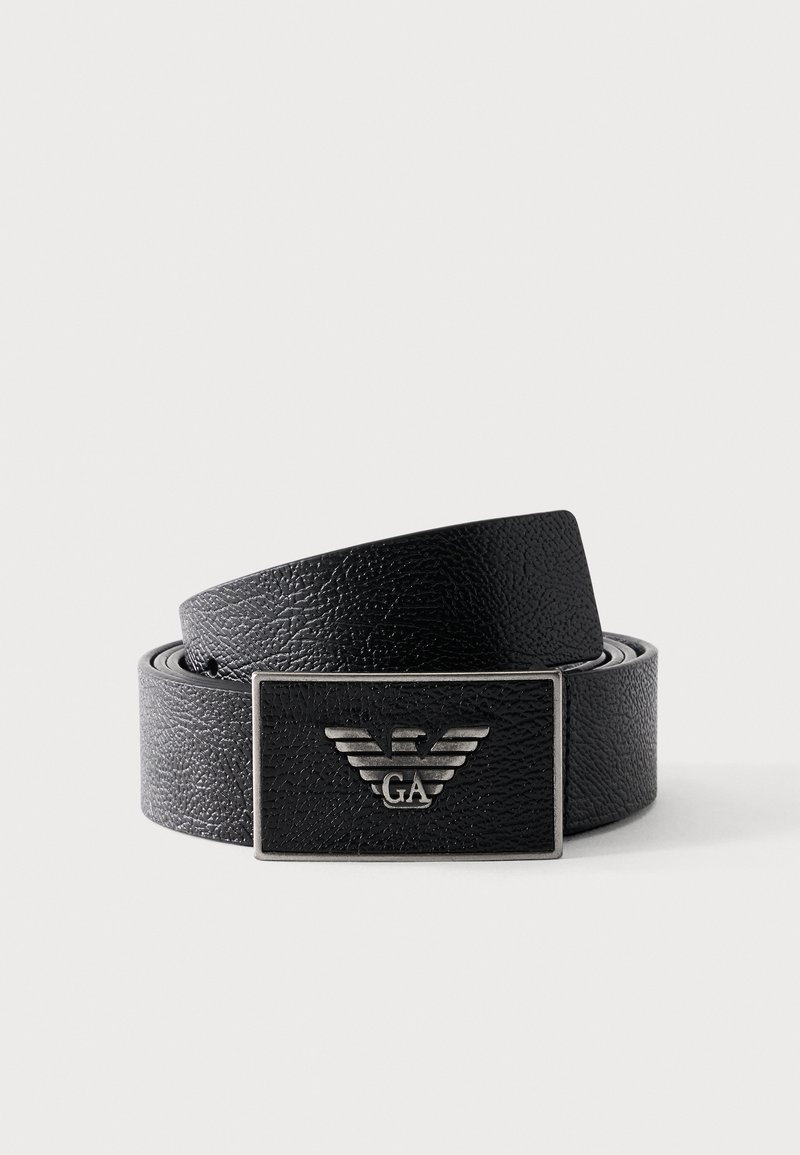 Emporio Armani PLATE - Ζώνη - black