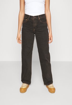 Relaxed fit jeans - brown