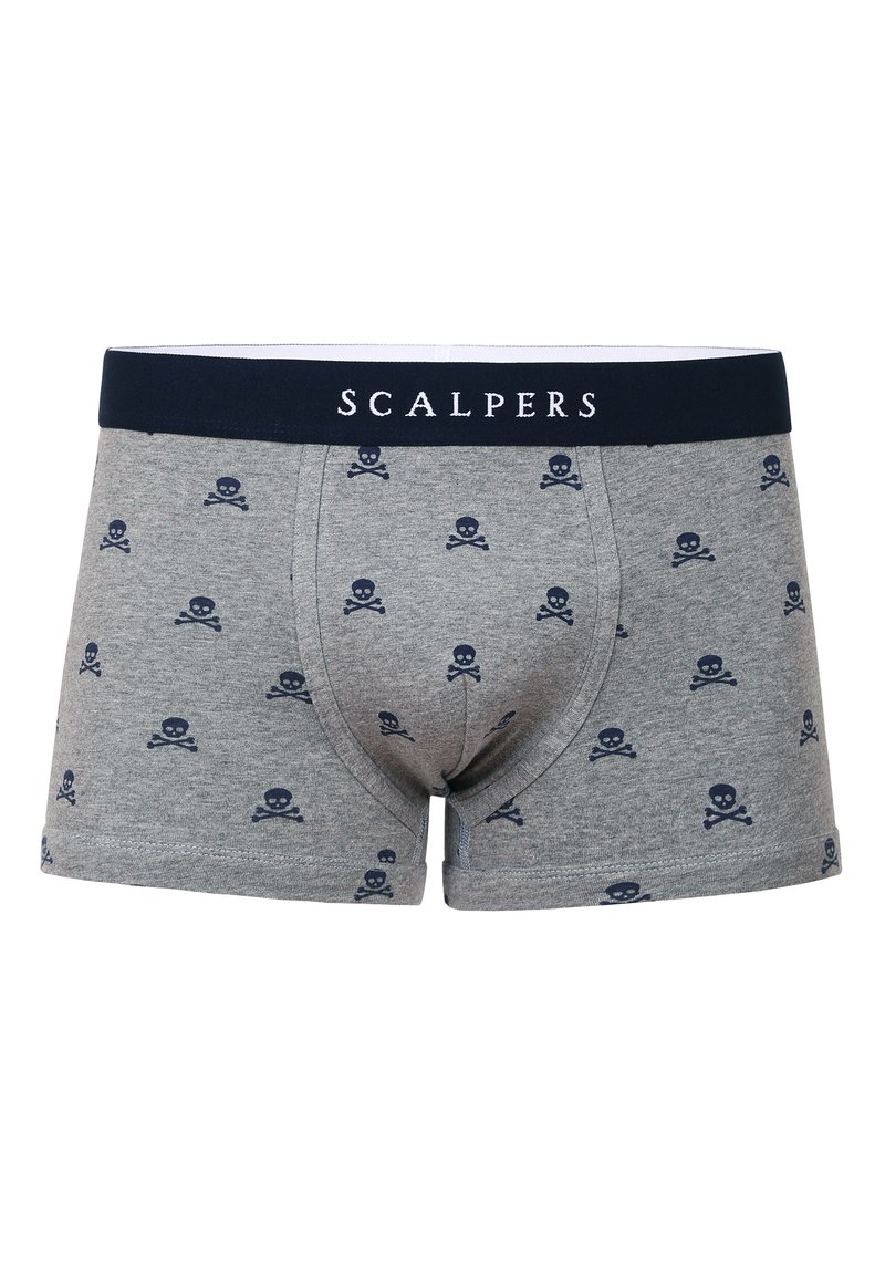 Scalpers SKULL - Boxer brief - grey melange