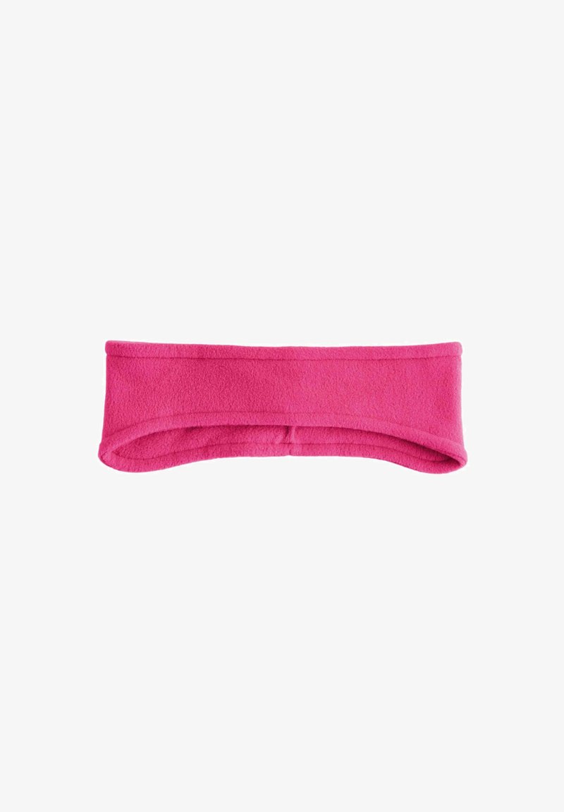 Fleece fejpánt élénk rózsaszínben. Sima textúra, széles kialakítás és lekerekített szélek. Melegen tart és kényelmes viseletet biztosít hideg időben.