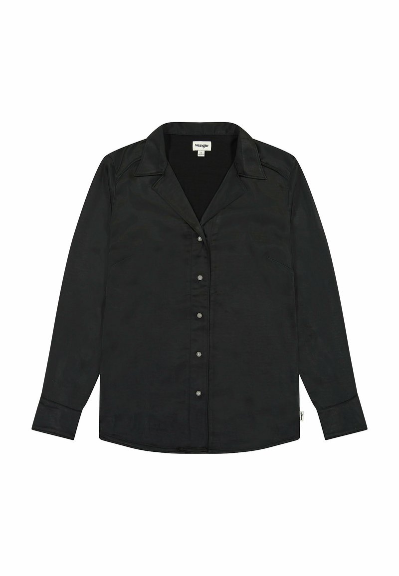 Wrangler Overhemdblouse zwart Wrangler Overhemdblouse zwart