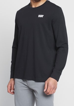 Langærmet T-shirt - black