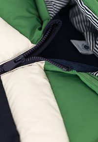 Petit Bateau UNISEX COLOR BLOCK - Vinterjakke - green/dark blue