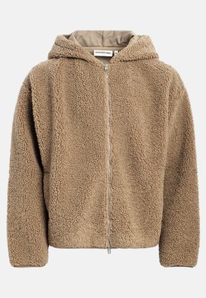 Redefined Rebel, RRCODY SWEAT ZIP HOOD OVERSIZED FIT - Яке от полар - petrified oak