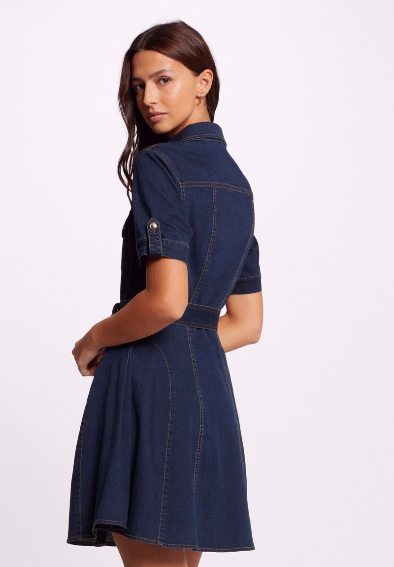 Morgan Denim dress - jean brut/blue denim - Zalando