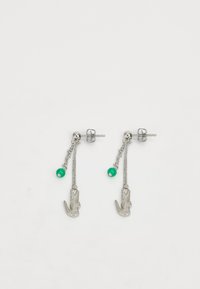DEVA - Boucles d'oreilles - silver-coloured/green