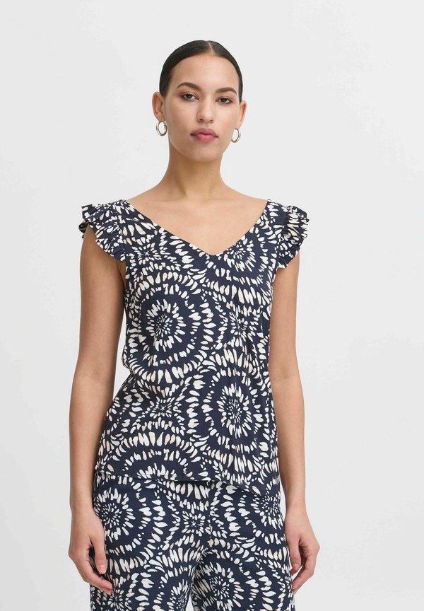 IHAYA - Blouse - total eclipse ikat circle