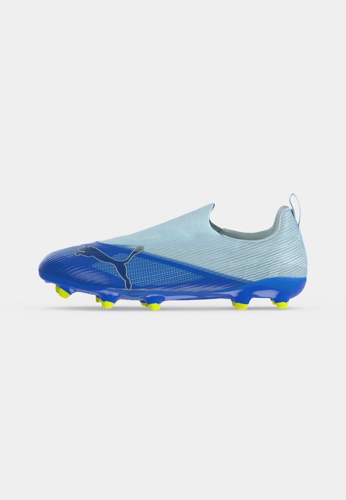 PUMA ULTRA 7 MATCH LACELESS FG/AG JR UNISEX - Football boots artificial grass - ultra blue/icy blue/black/lime squeeze — photo 2