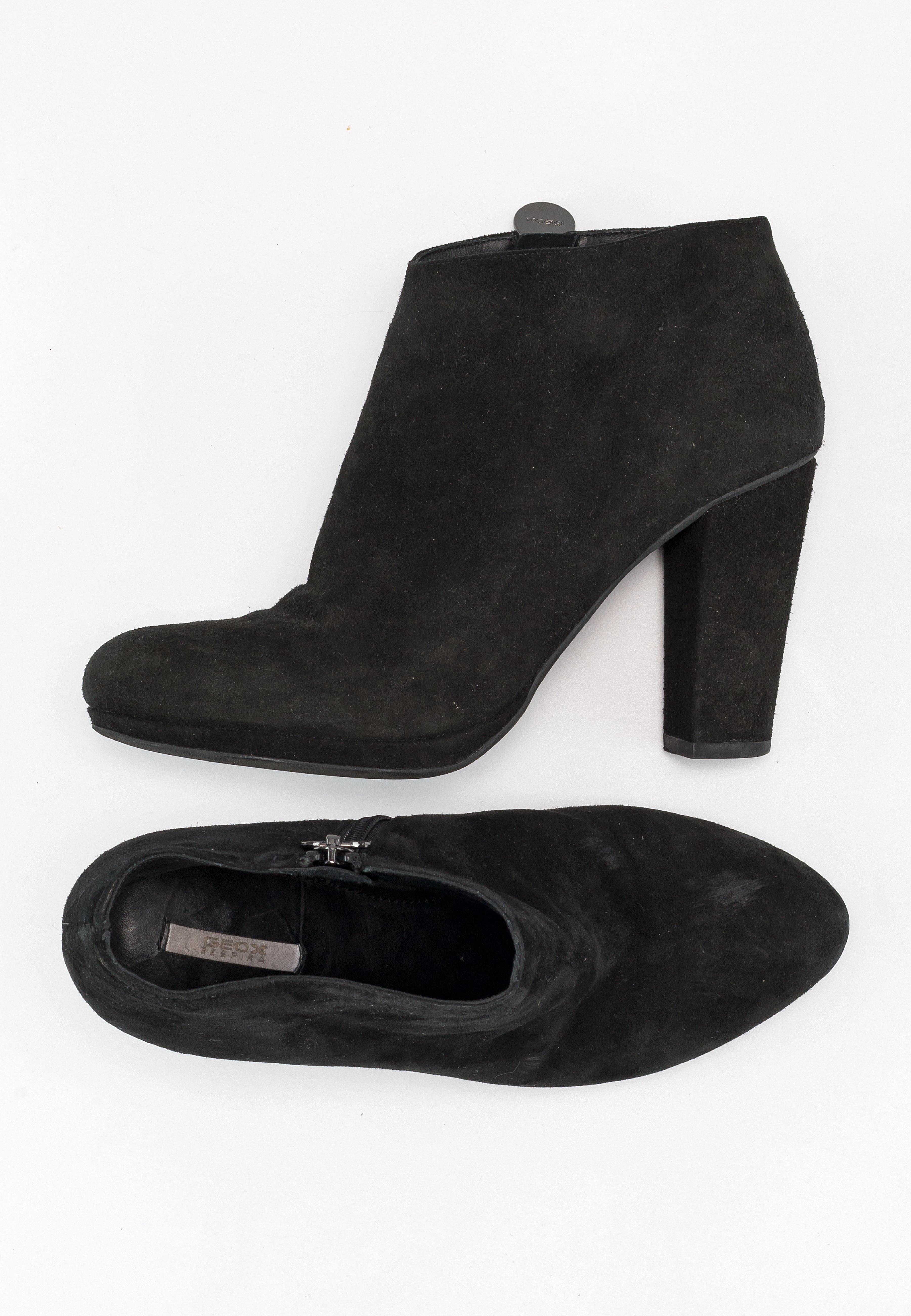 Geox Botines de tacón - black/negro - Zalando.es