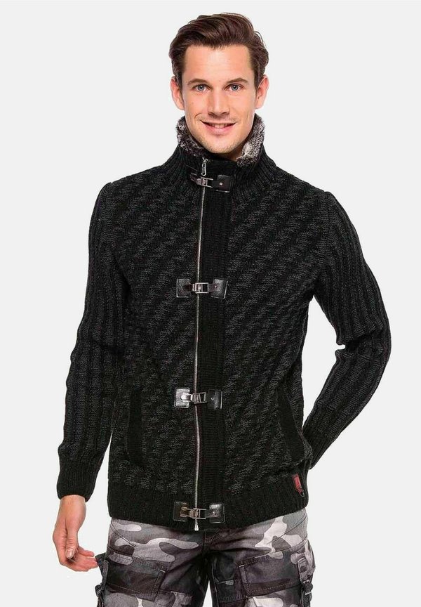 Strickjacke - anthrazit