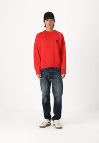Kaotiko BROKEN HEART SWEATER UNISEX - Jumper - red