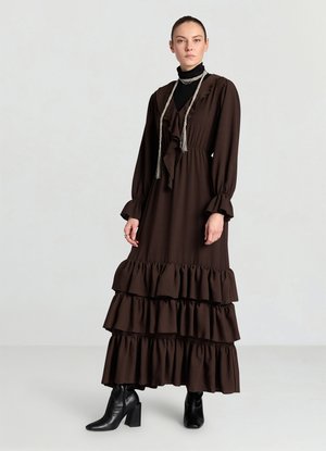 Maxikleid - cioccolato scuro