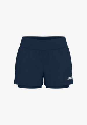 JAKO, JAKO 2IN1 ONE SHORT DAMEN FUSSBALL - TEAMSPORT TEXTIL - SHORTS - 2-in-1 short - blau