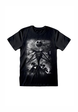 DISNEY NIGHTMARE BEFORE CHRISTMAS STORMY SKIES - T-Shirt print - black