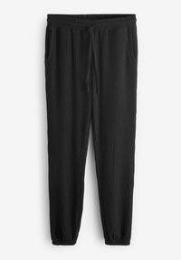 Next COSY WAFFLE LONG SLEEVE - SET - Komplet pidžame - black