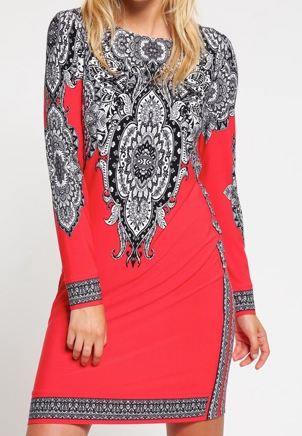 Wallis Robe en jersey - red