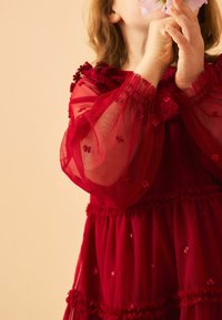 Laura Ashley SEQUIN - REGULAR FIT - Koktailové šaty/večierkové šaty - red