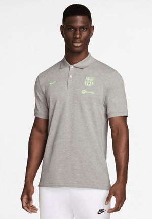 FC BARCELONA THE NIKE POLO DF 2.0 - Poloshirts - dark grey heather/barely volt