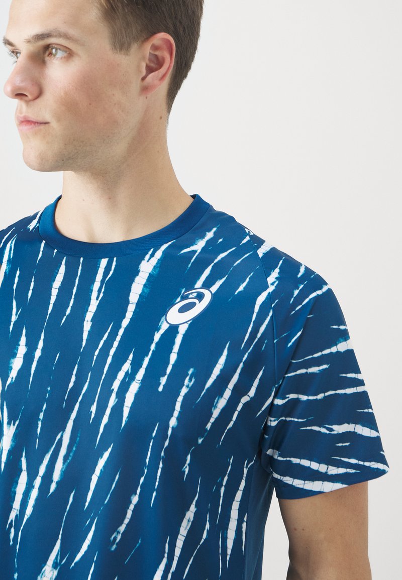 ASICS GAME - T-shirt print - mako blue