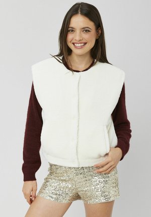 SANS MANCHES - Veste sans manches - naturel