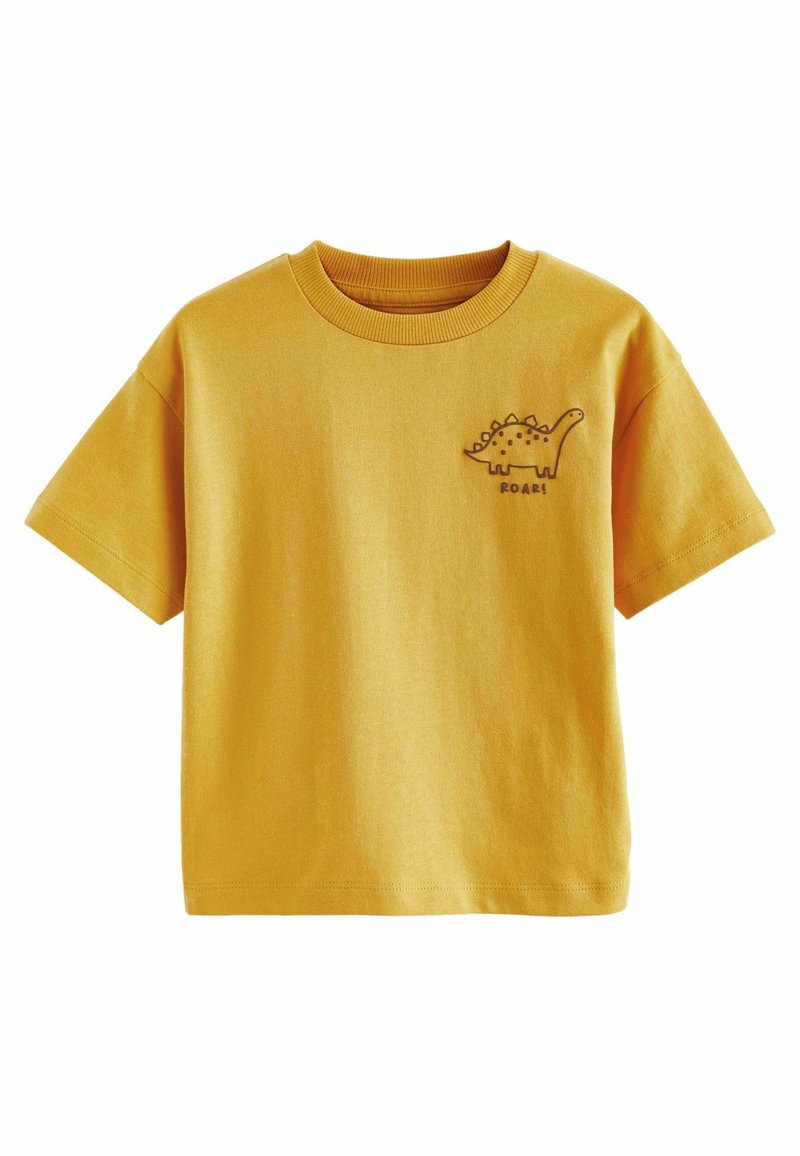 Next SIMPLE SHORT SLEEVE - T-shirt imprimé - yellow