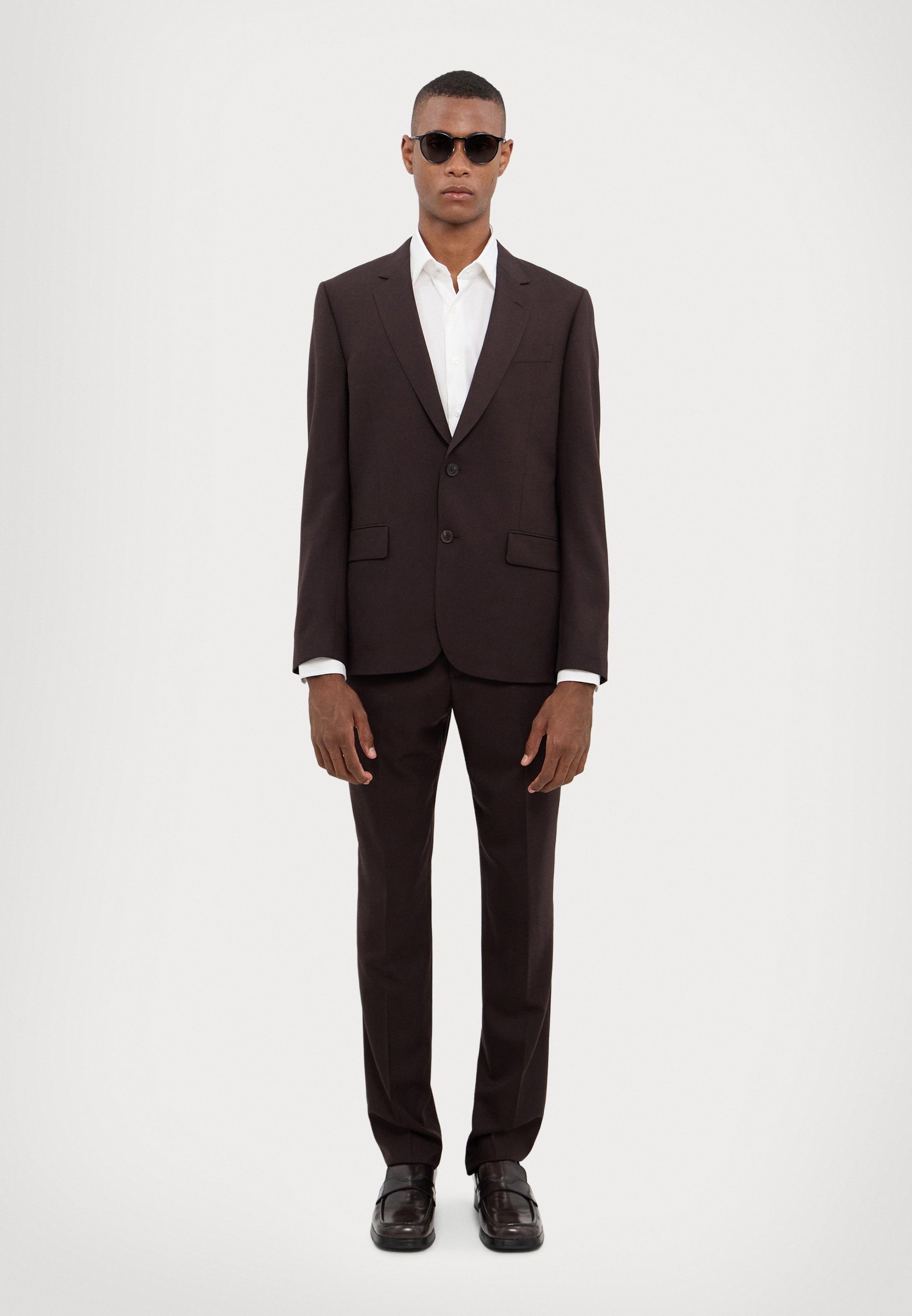 Paul Smith TAILORED FIT BUTTON SUIT SET - Suit - brown/dark brown