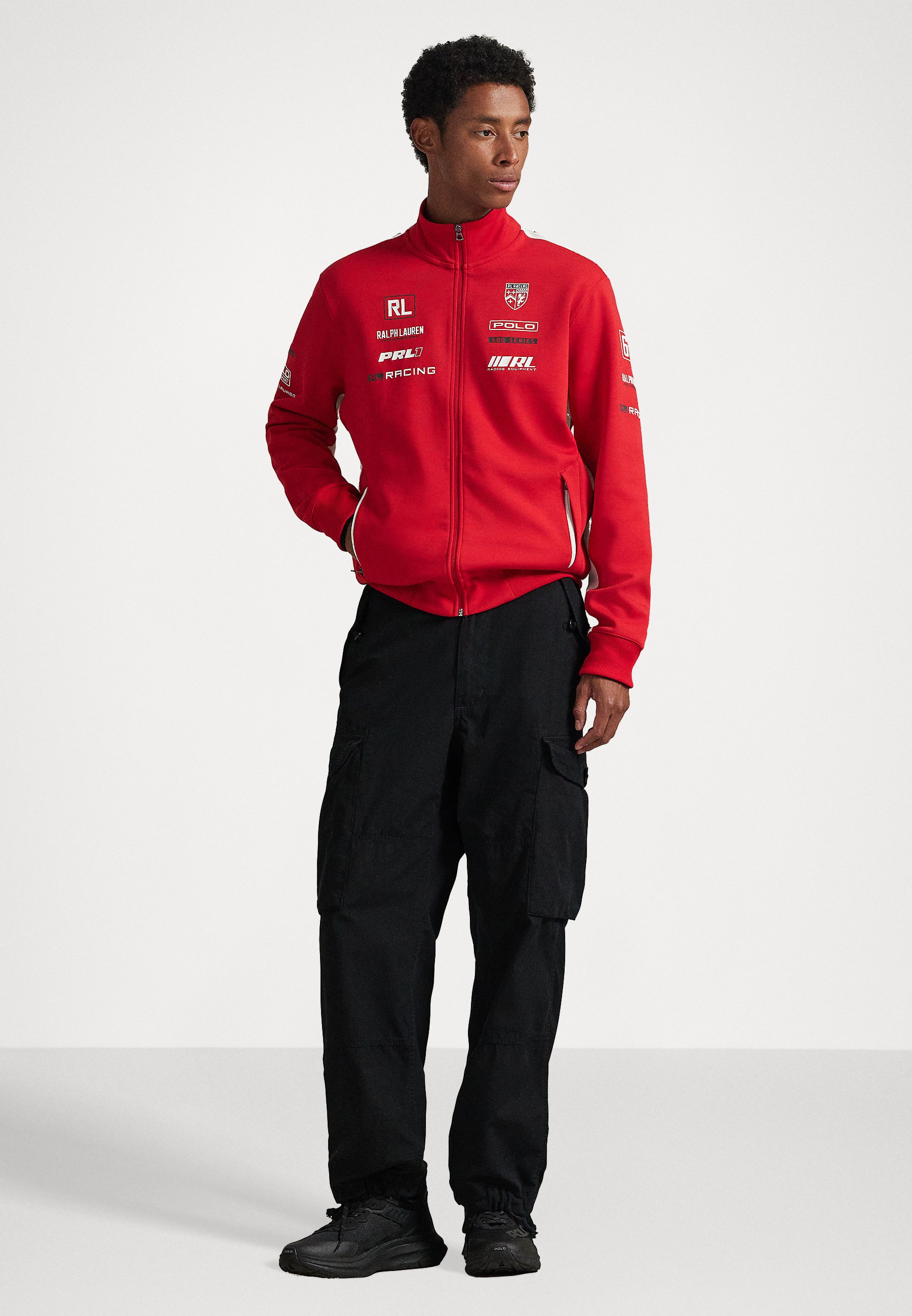 Polo Ralph Lauren STRETCH DOUBLE-KNIT GRAPHIC TRACK JACKET - Sweat