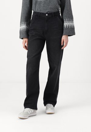 ONLGIA LOOSE BAGGY - Avar lõikega teksad - washed black