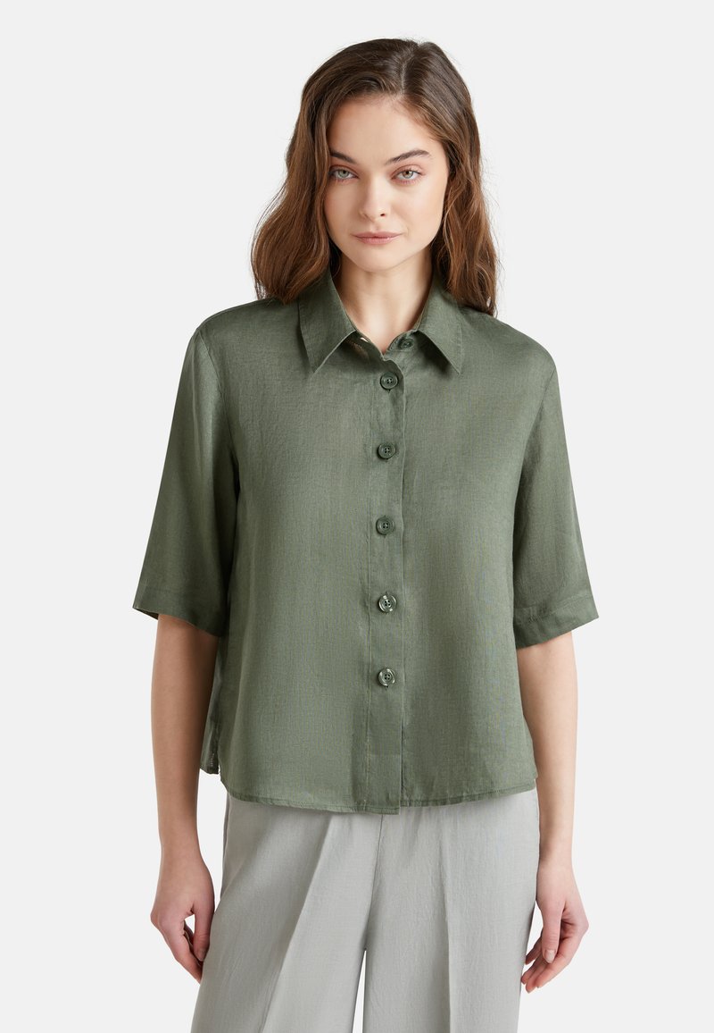 United Colors of Benetton - Chemise tissée à rayures en coton Supima – CHAP Aubaines