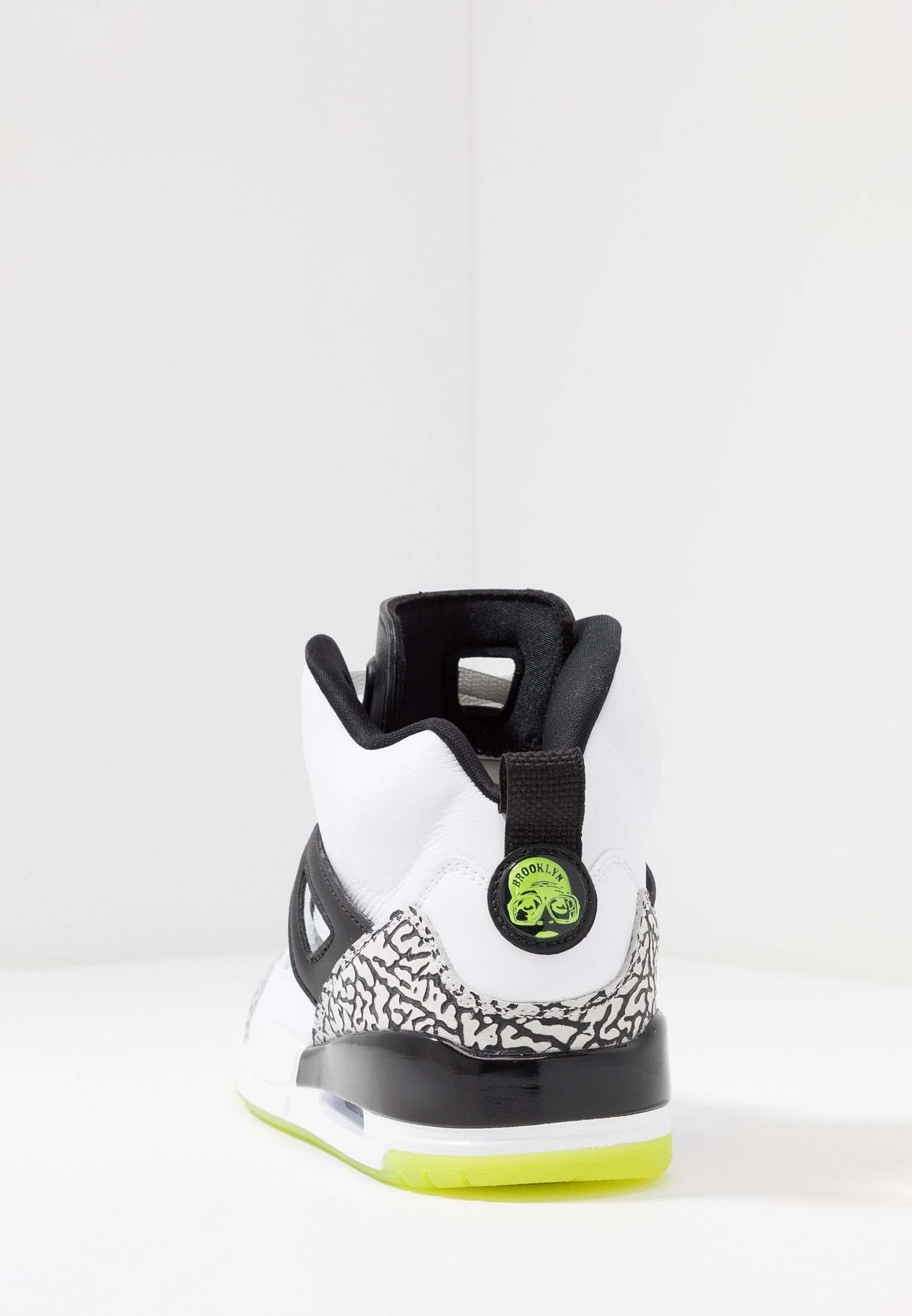 jordan spizike white volt black