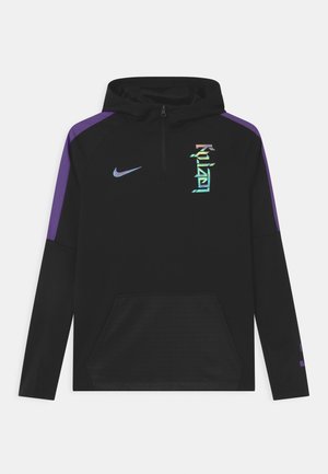 KYLIAN MBAPPE HOODIE UNISEX - T-shirt de sport - black/fierce purple