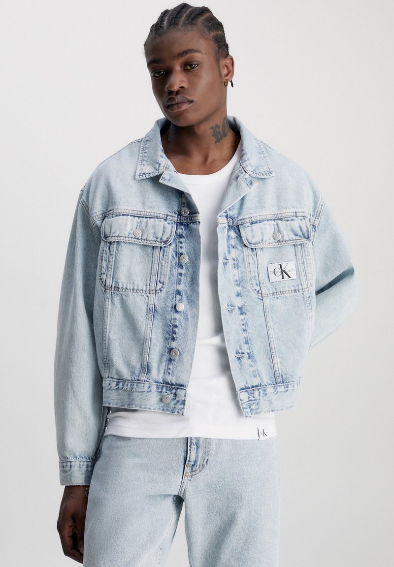 Calvin Klein Jeans BOXY Denim jacket denim light/lightblue denim